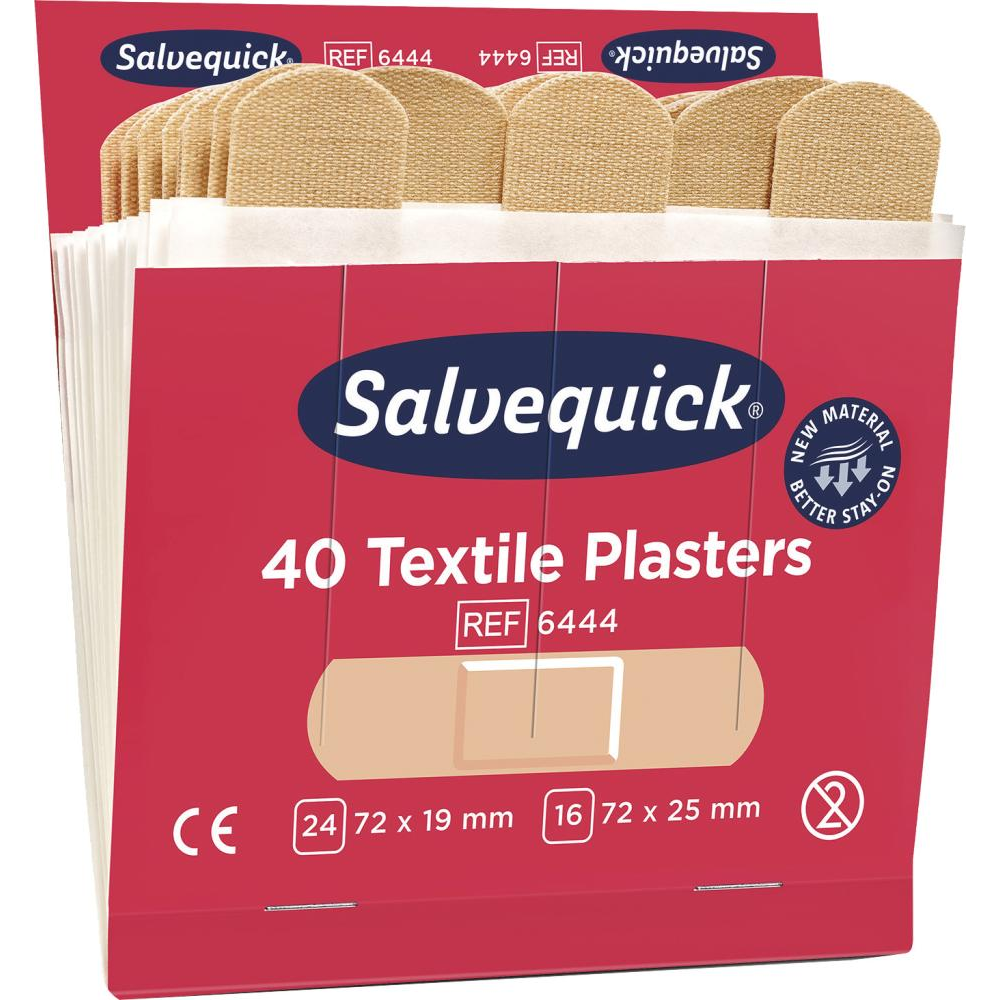 Nachfüllpackungen Salvequick 6x40PTextil