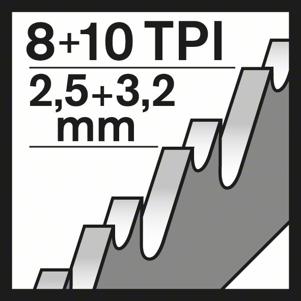 Bosch Säbelsägeblatt S 930 CF, Endurance for Heavy Metal, 25er-Pack