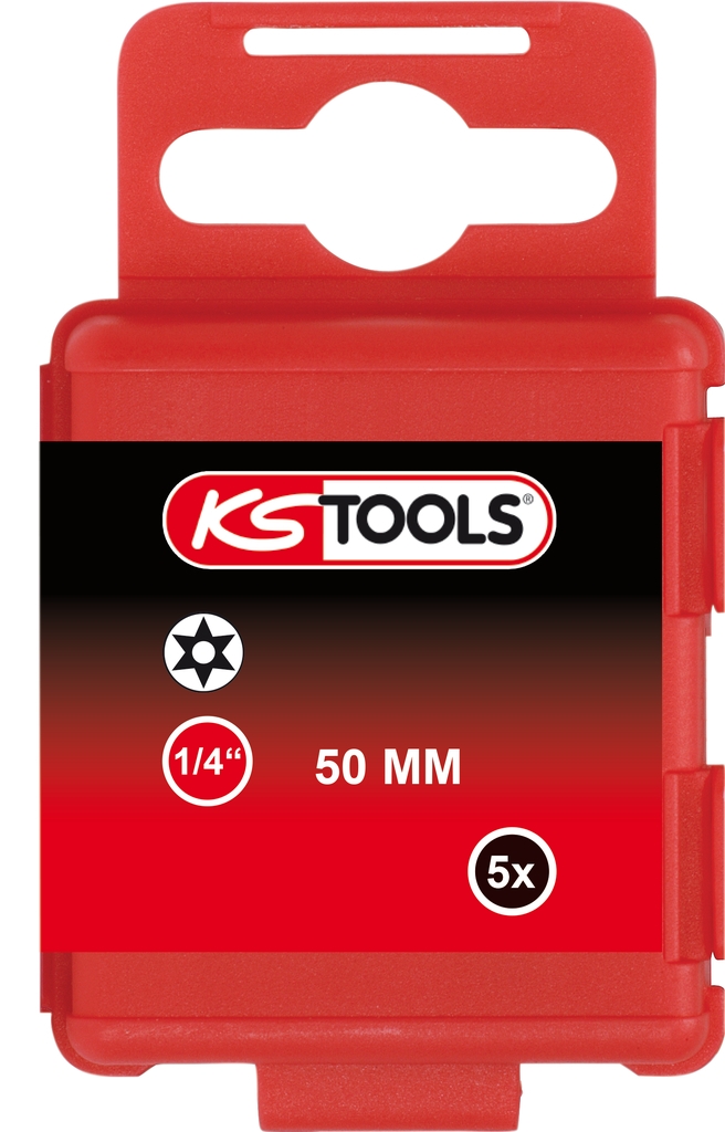 KSTOOLS 1/4" Bit Schlitz, 50mm, 5,5mm, 5er Pack