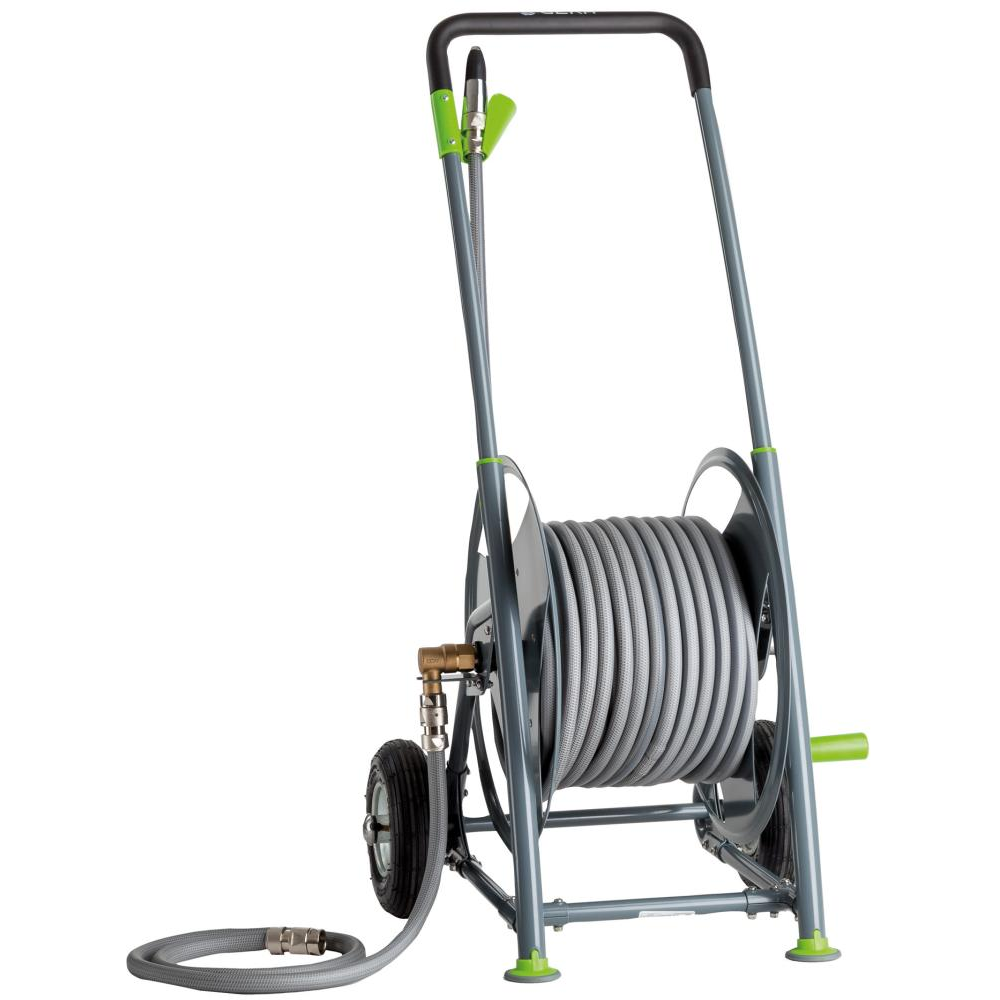 GEKA plus Schlauchwagen P40SST P40 SST 25m-PVC-Schlauch, 1/2 Zulaufschlauch", 1 5m