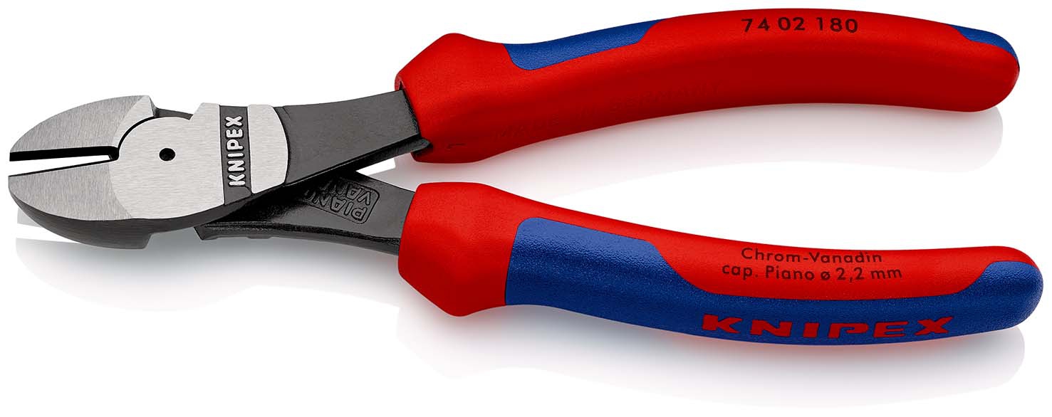 Kraft-Seitenschneider 180mm Nr.7402 SB Knipex