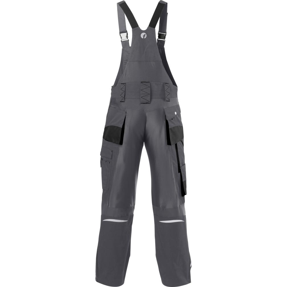 H-Latzhose Gr. 31 d-grau/schwarz FORTISu/schwarz, Gr. 31