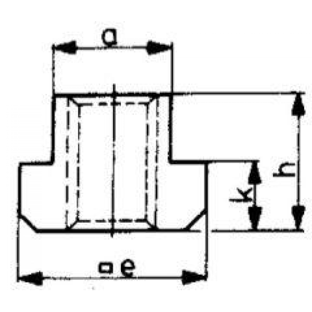 Muttern-Rohlinge für T-Nuten Muttern-Rohling DIN508R-10 AMF