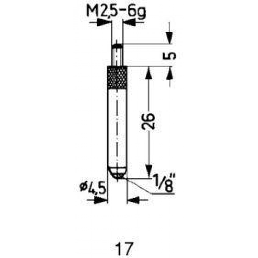 Messeinsatz, HM-bestückt HM Typ 17/26 0mm,KÄFER