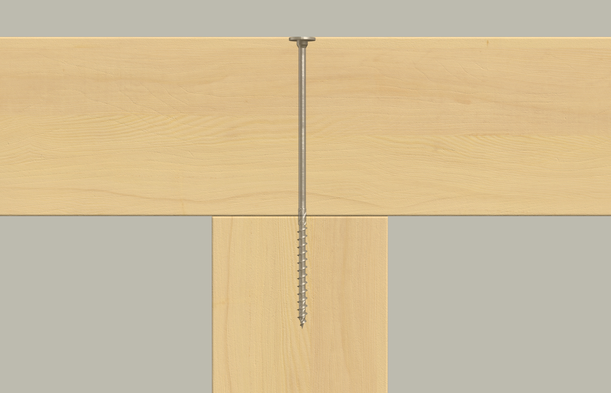 Fischer FPF II STP 8,0 x 320 BC 50. Die kraftvolle Holzbauschraube mit Stufensenkkopf, Innenstern-Aufnahme und Teilgewinde