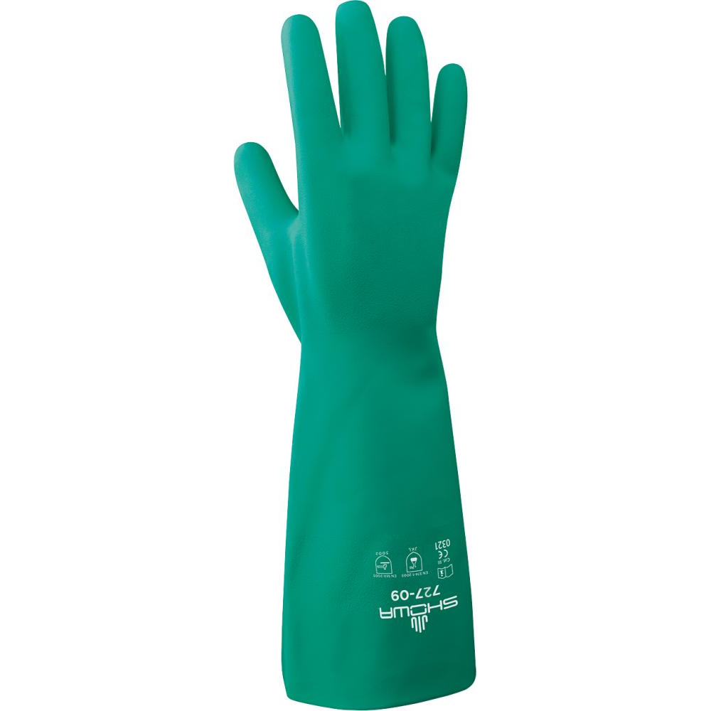 Chemikalienschutzhandschuh 727 Nitri-Solve Schutzhandschuh Nitril Gr, 9