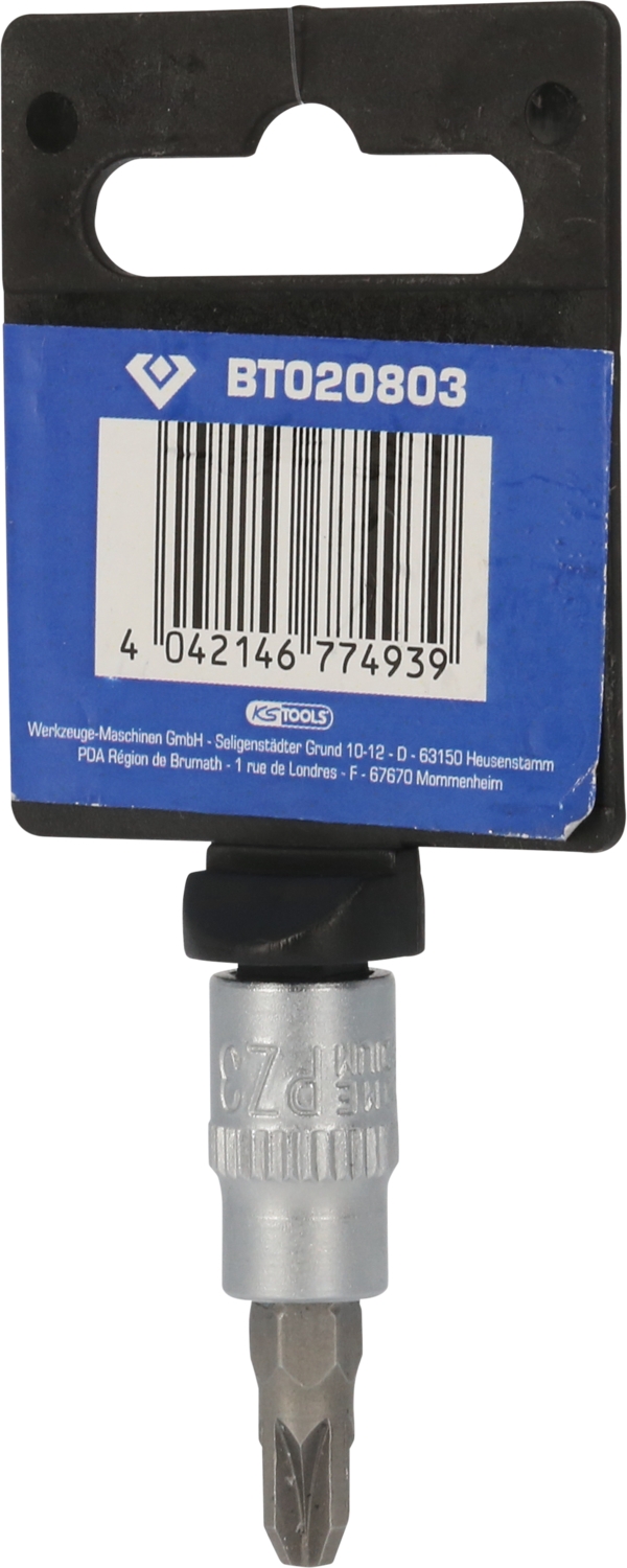 Brilliant Tools  1/4" PZ Kreuzschlitz Bit-Stecknuss, PZ3