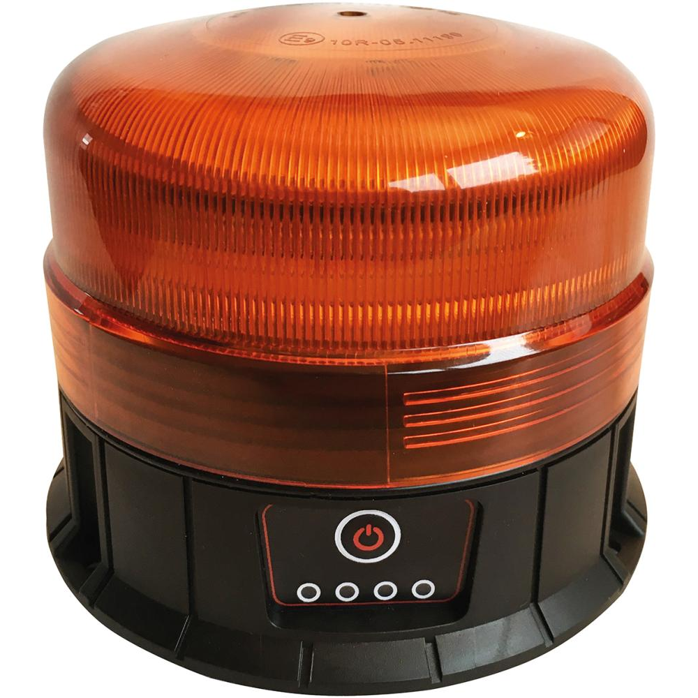 Rundum-Kennleuchte, Akku 12/24 V, R65 Rundumkennleuchte LED Magnetisch, Saugfuß