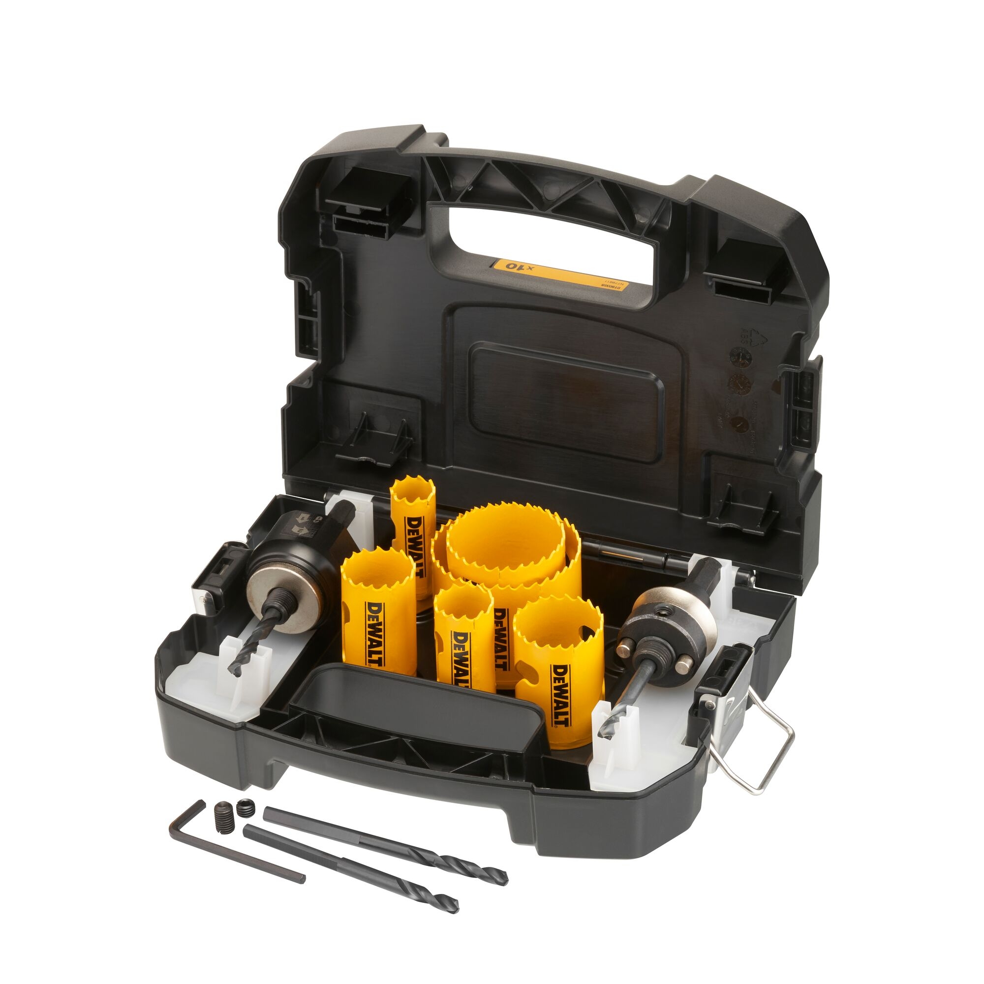 Dewalt DT90357-QZ,  Lochsaegen-Set BIM Universal, 10-tlg., Lochsaegen-Set Bi-Metall Extreme, Universal-Set im Transportkoffer 10-tlg.