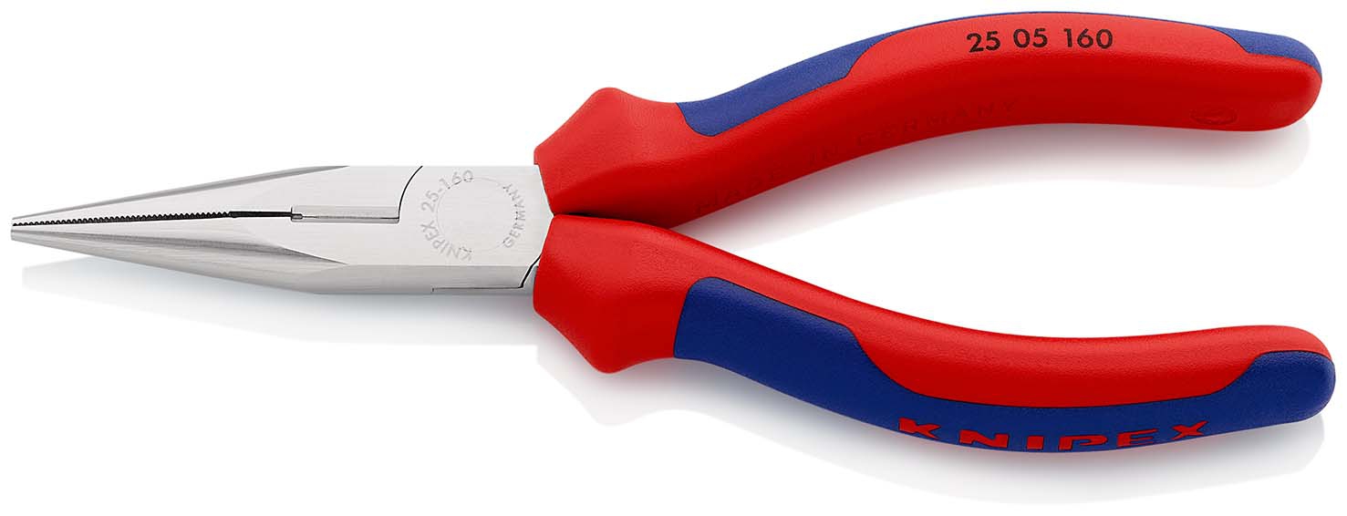 Radiozange verchromt mit Mehrkomponenten-Griffen160mmKNIPEX
