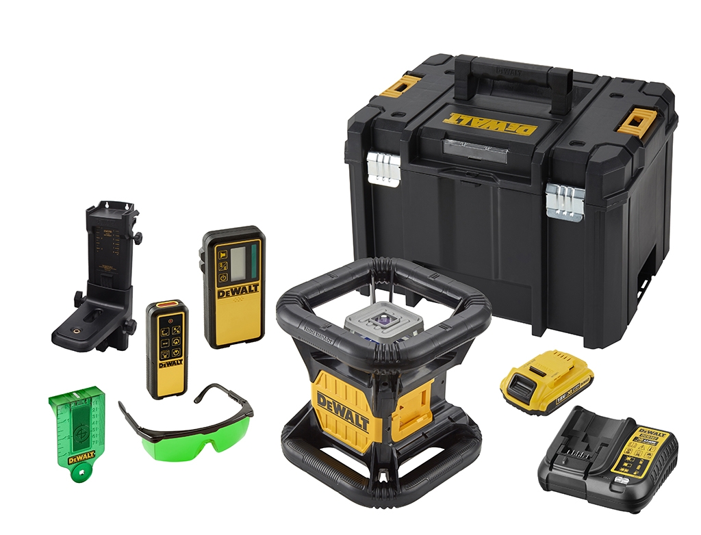 Dewalt DCE079D1G-QW,  Rotationslaser,Vertikal-Lot dopp.,gruen, 18 V Vollautomatischer Rotationslaser
