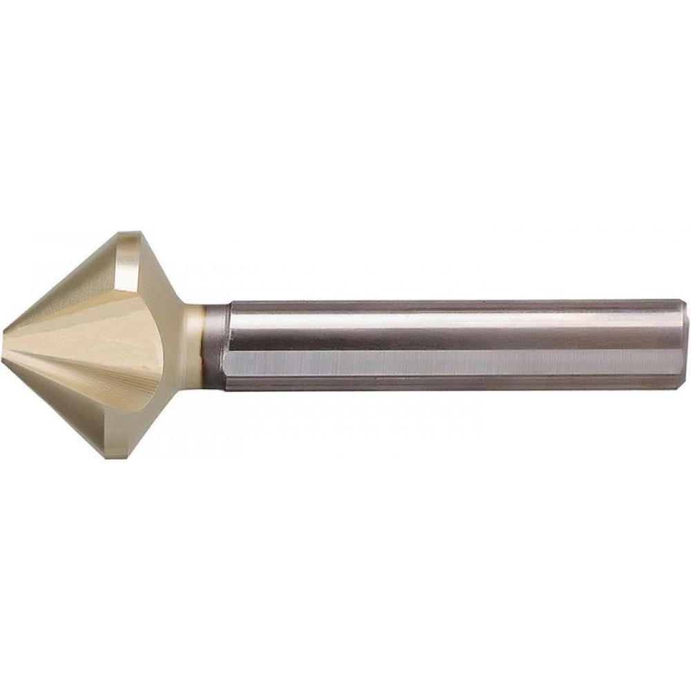 Kegelsenker ungleiche Teilung HSS ZrN 90Grad15mm 3-FlächenschaftBECK