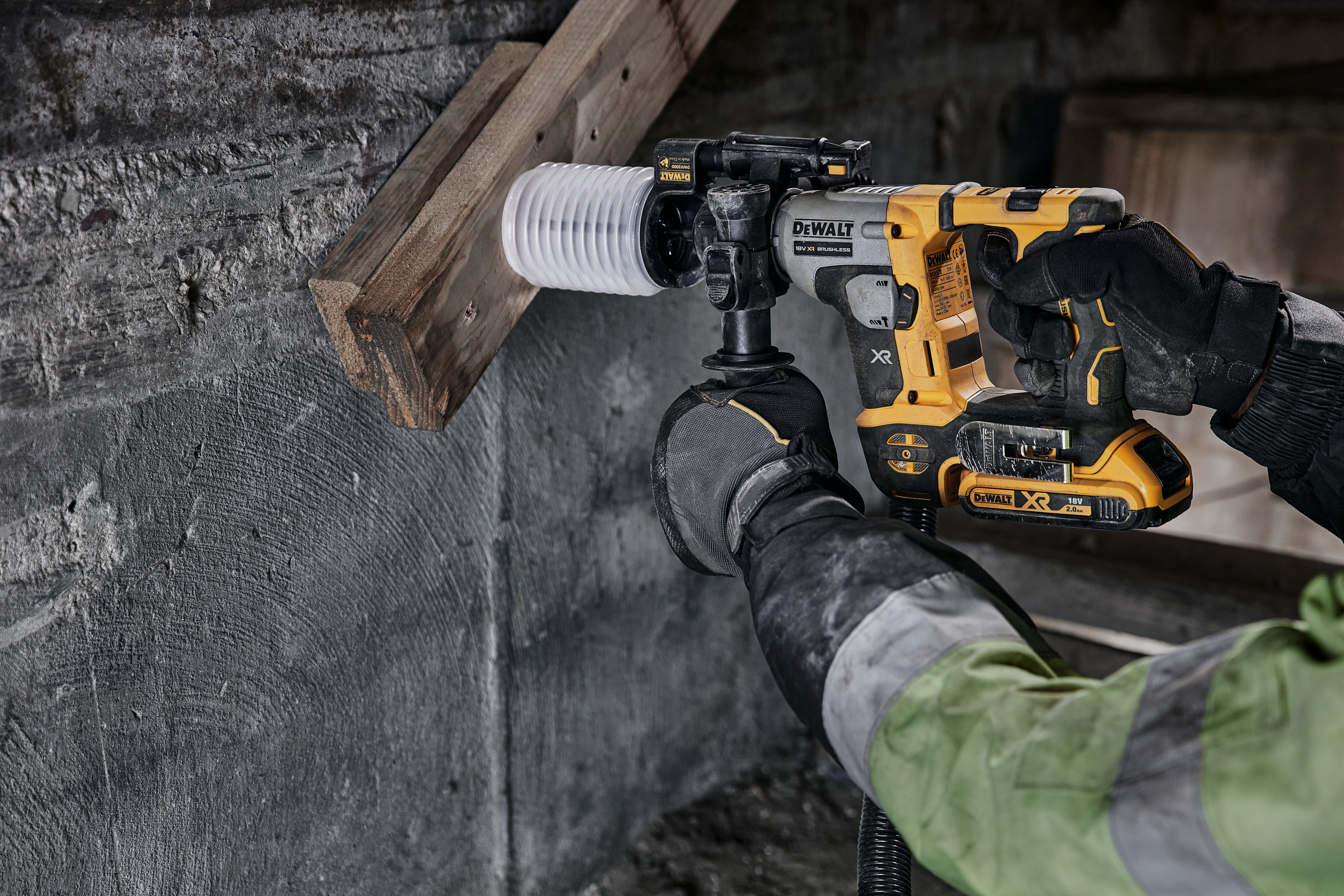 Dewalt DCH172NT-XJ,  Akku-Bohrhammer 16mm / 18 V (Basisv.), 18 Volt SDS-plus Akku-Bohrhammer 16mm (bürstenlos), 1,4 Joule - Basisversion
