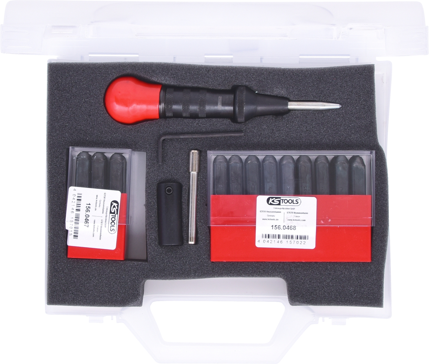 KSTOOLS Universal-Prägestempel-Satz, 40-tlg