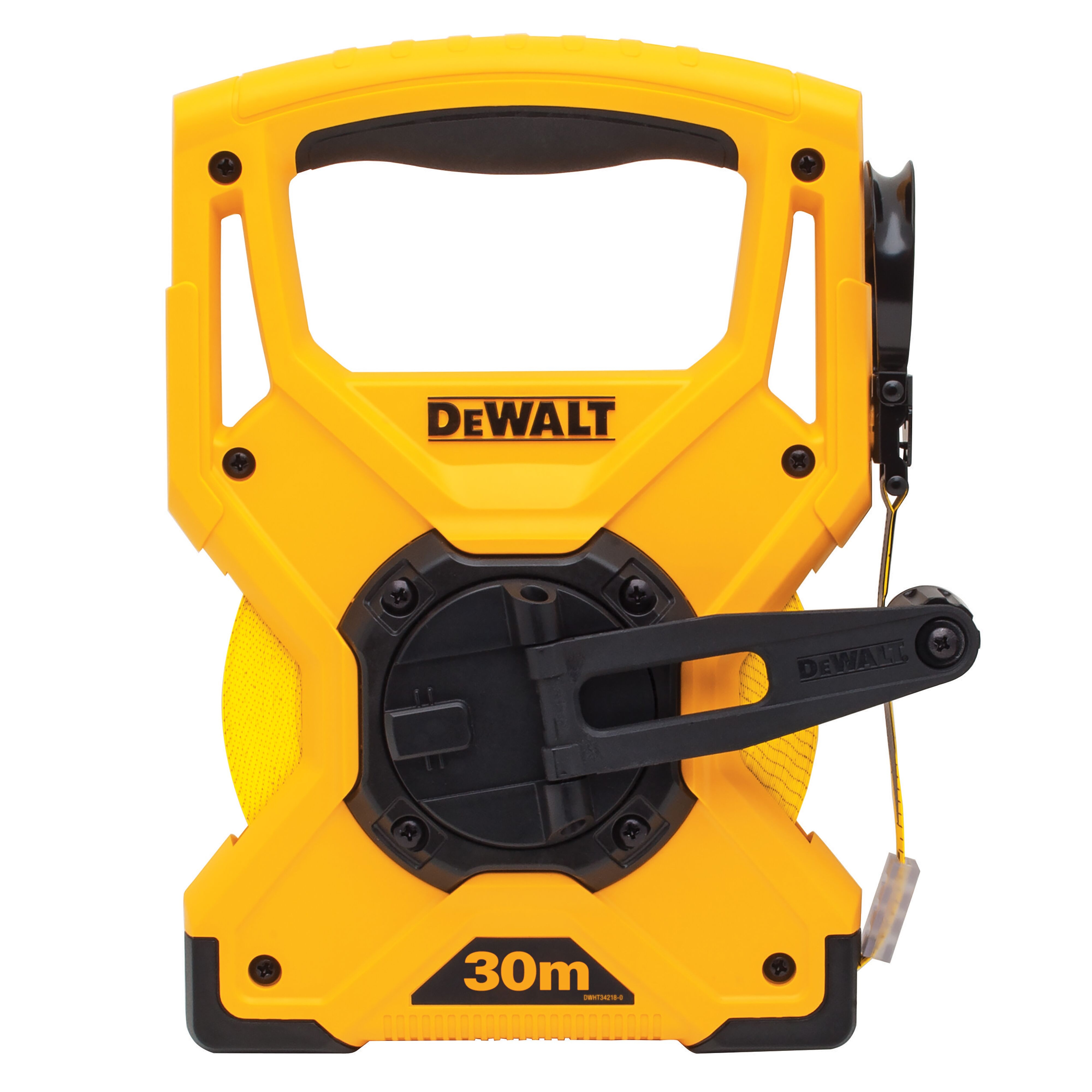 Dewalt DWHT34218-0,  Rahmenbandmaß Fiberglas 30m, Fiberglas-Rahmenbandmaß 30m