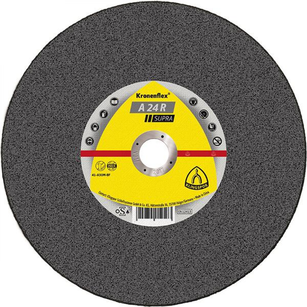 Trennscheibe A 24 R Supra für Stahl A24R 125x2,5mm gekr. Klingspor