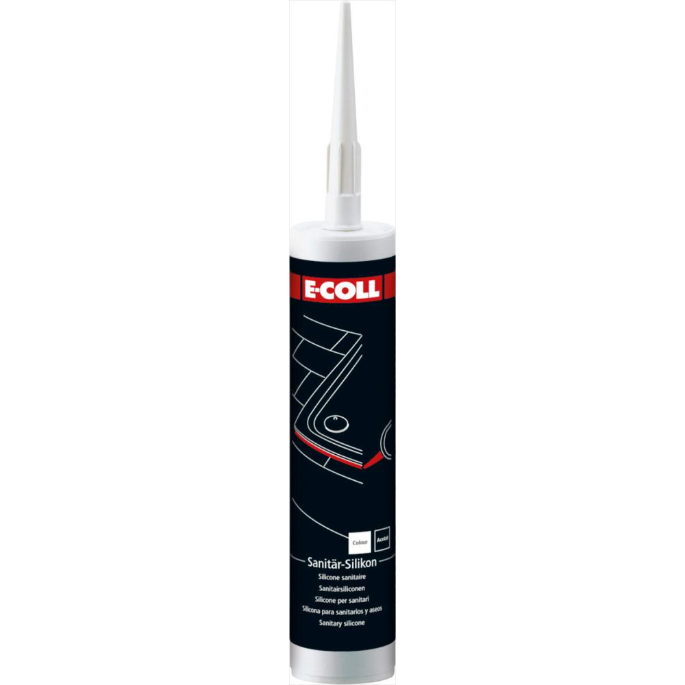 Sanitär-Silikon 310ml weiß E-COLL