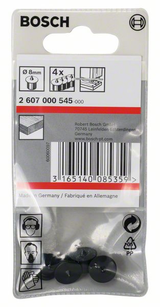 Bosch 4-tlg. Dübelzentrierstift-Set, 8 mm
