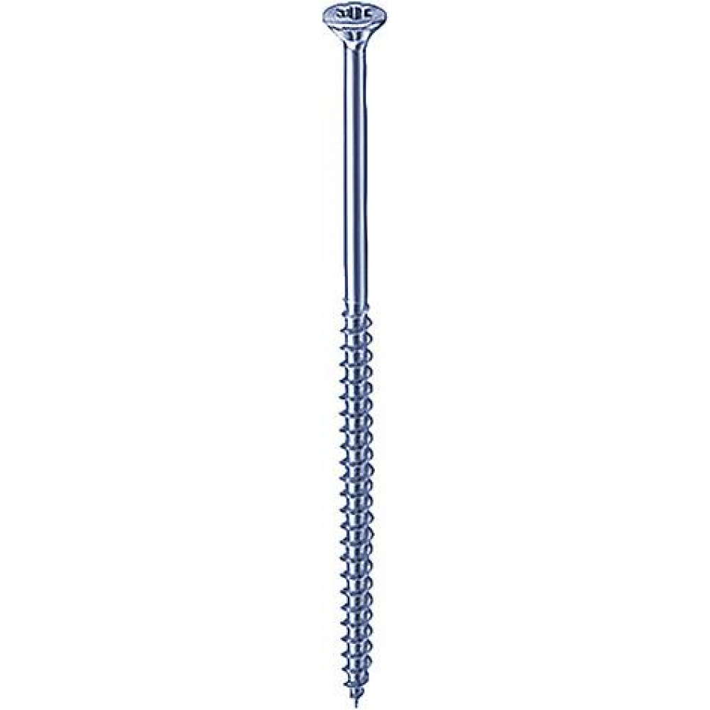 Spanplattenschraube 5,0x40/24 Voll-/Teilgewinde blau verzinkt SPS SeKo zn TG PZD HP