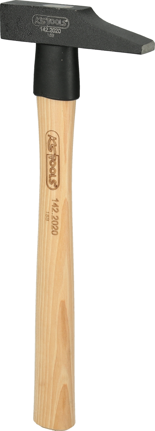 KSTOOLS Schreinerhammer, Hickory-Stiel, französische Form, 200g