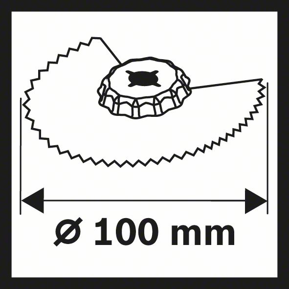 Bosch BIM Segmentsägeblatt ACZ 100 BB, Wood and Metal, 100 mm, 10er-Pack