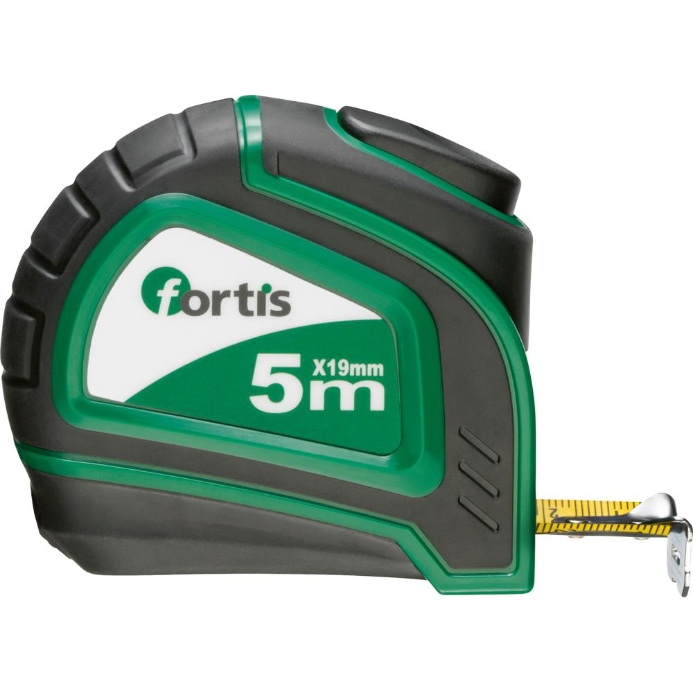 Taschenbandmaß mit Bandstopp 5mx19 mm FORTIS