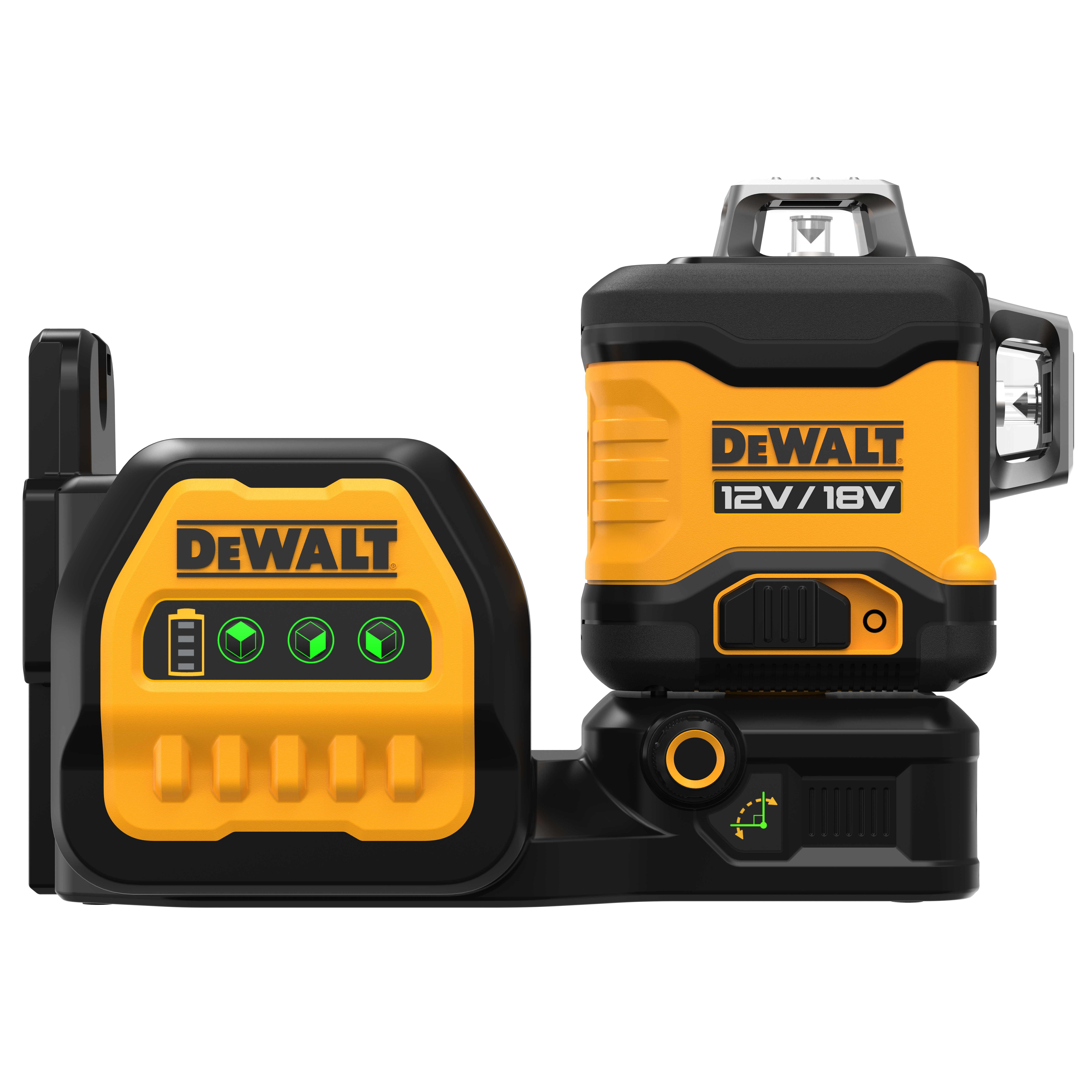 Dewalt DCE089NG18-XJ,  3x360 Multilinien Laser Gruen 18V,Bare, 3x360 Multilinien Laser Grün als Basisversion, kompatibel mit 12V und 18V XR Akkus