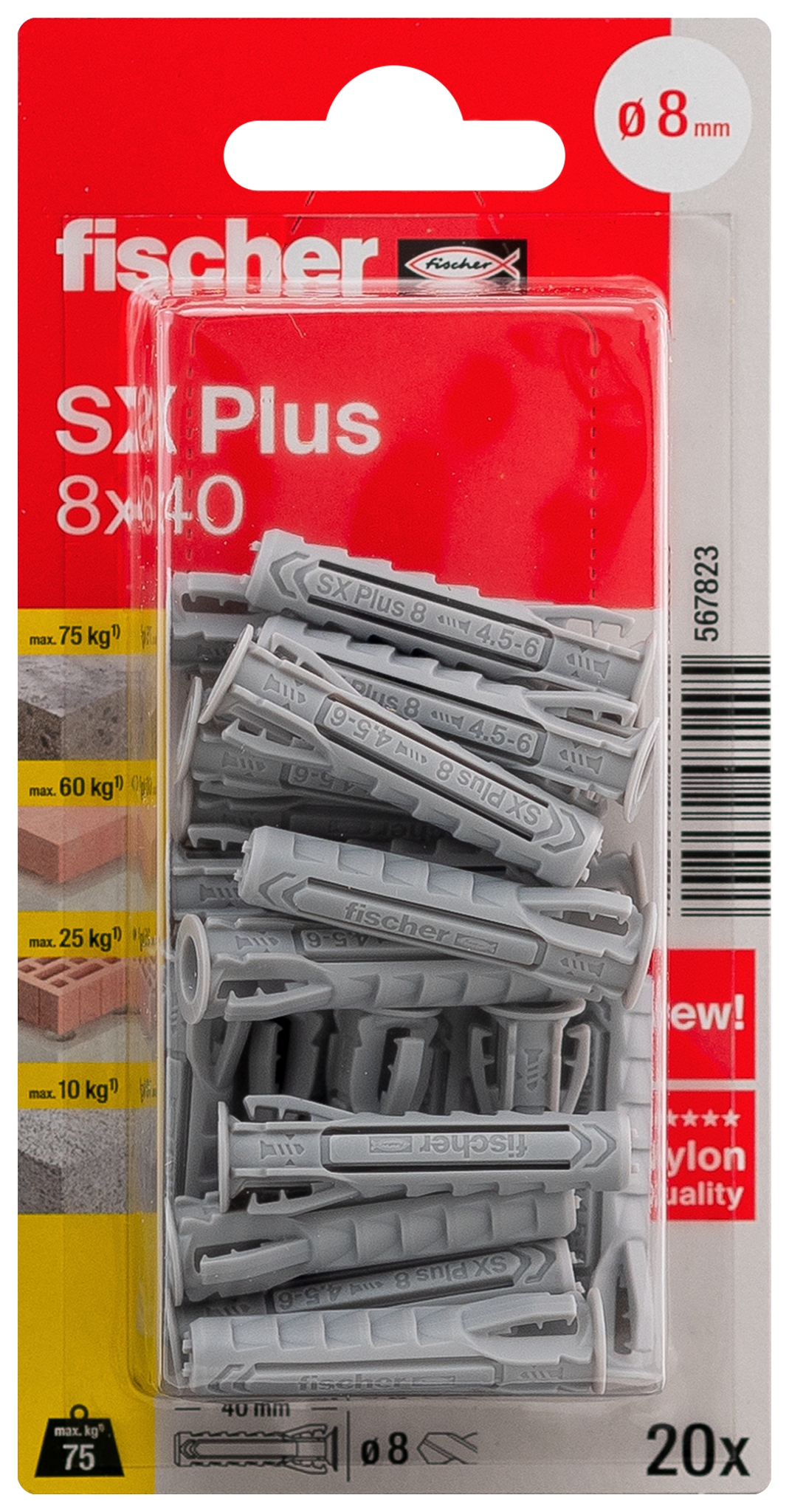 Fischer SX Plus 8 x 40 K. Der Spezialist im Vollbaustoff.
