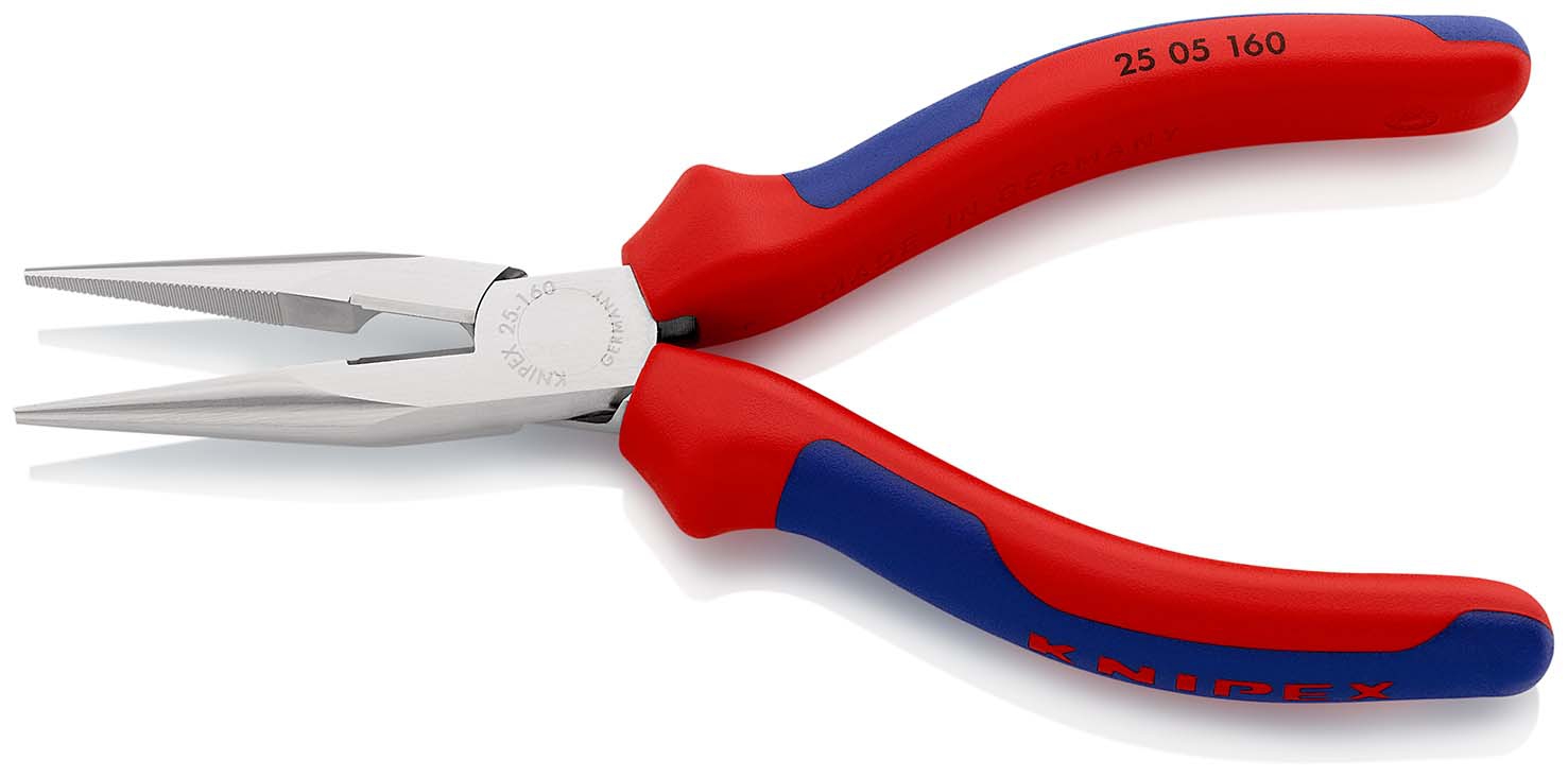 Radiozange verchromt mit Mehrkomponenten-Griffen160mmKNIPEX