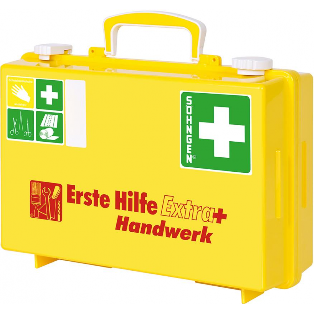 Erste-Hilfe-Koffer Extra Handwerk+DIN, 13157 gelb