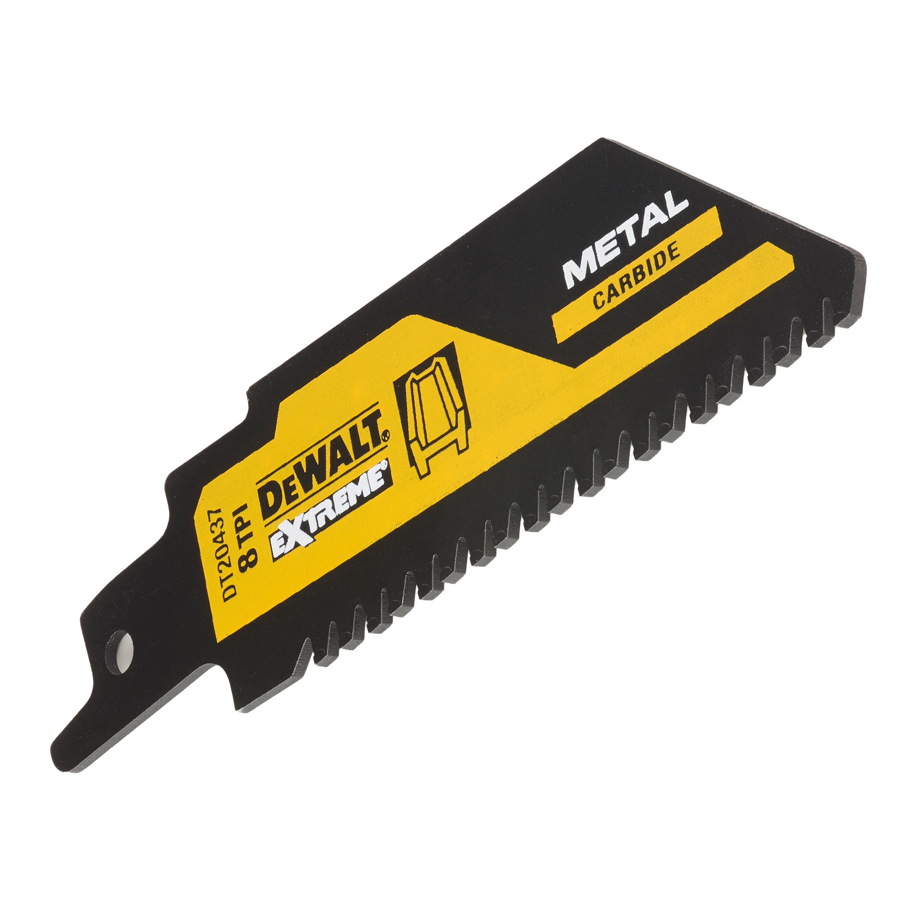 Dewalt DT20437-QZ,  Carbide Saebelsaegeblatt Metall 102mm, Carbide Saebelsaegeblatt fuer Metall 102mm 8TPI, 1 Stueck