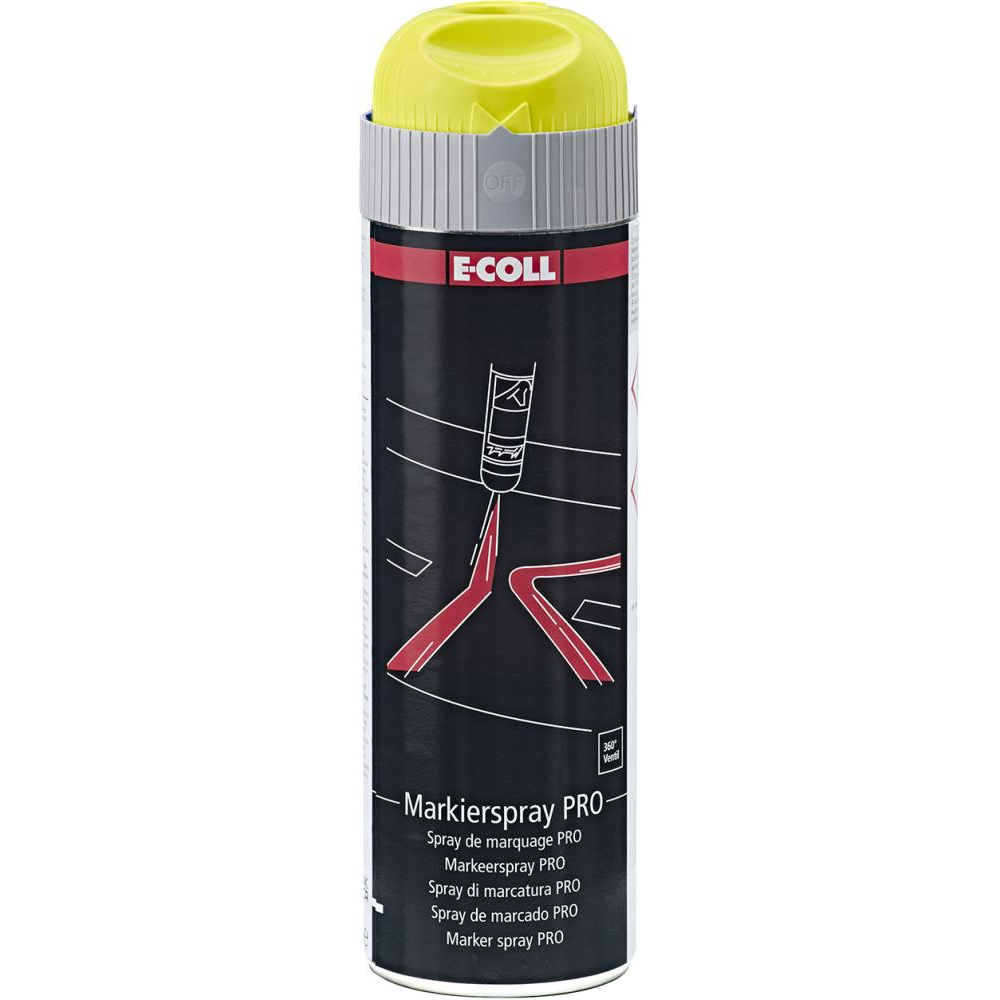 Markierspray PRO 500ml gelb E-COLL