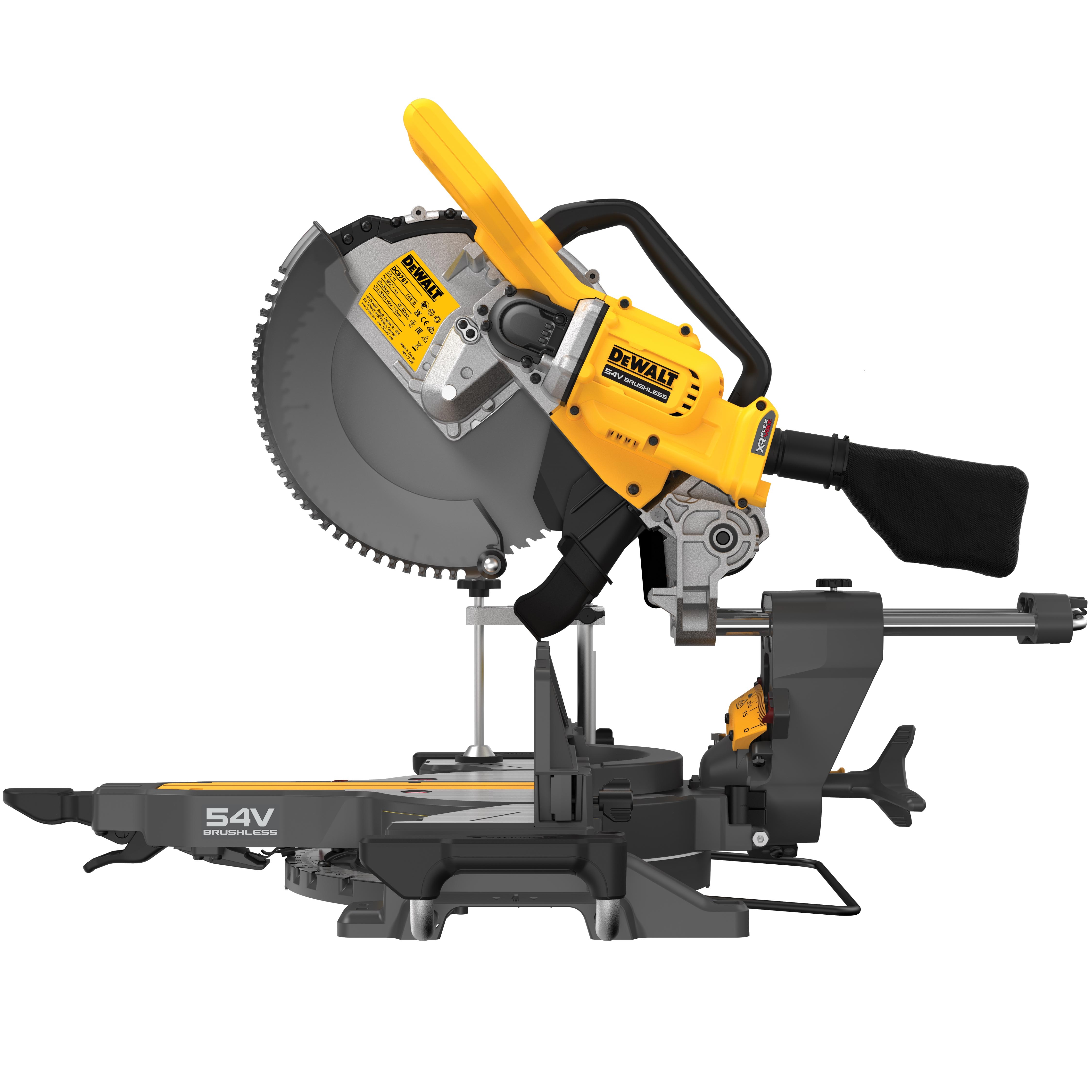 Dewalt DCS781N-XJ,  Akku-Paneelsaege, 54V, Basisv., 54 Volt Akku-Paneelsäge 305mm (bürstenlos) - Basisversion