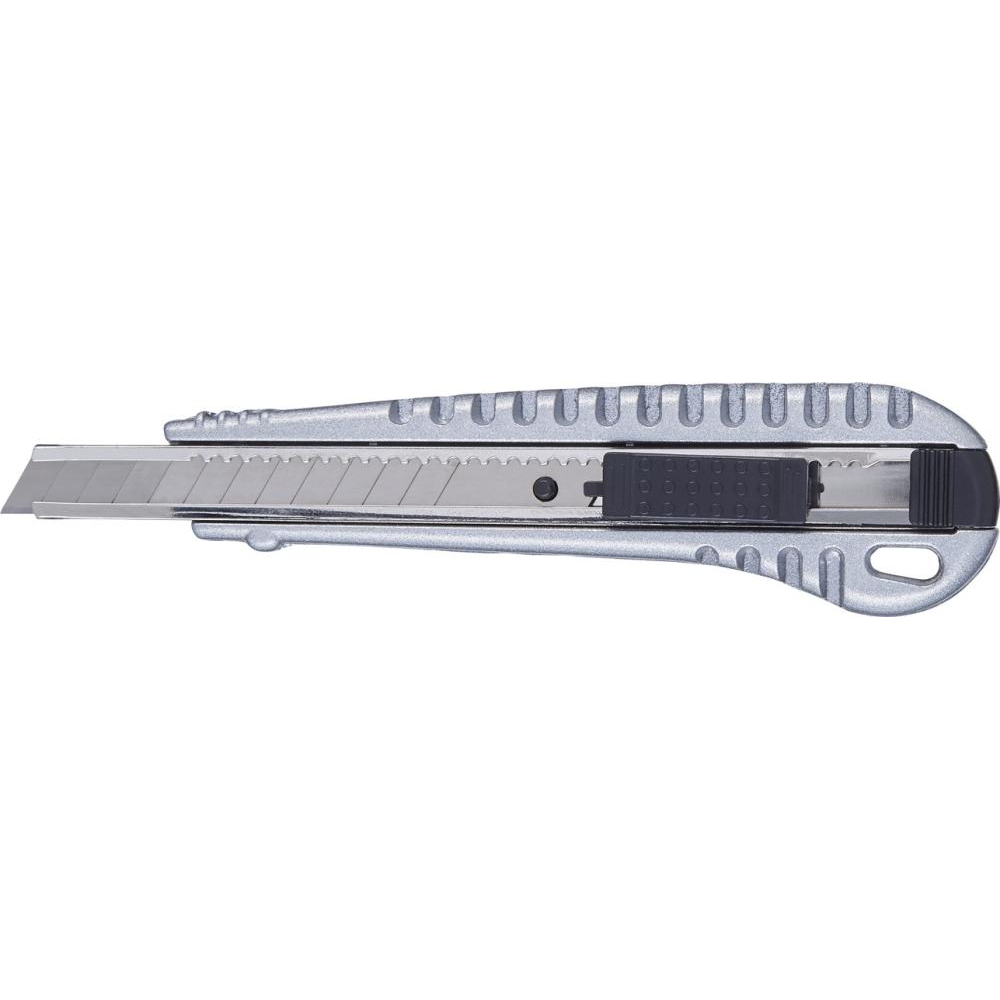 Cuttermesser, Zink-Druckguss-Gehäuse Metall 9mm m 1. Klinge FORTIS
