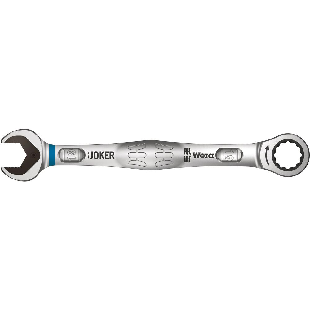 Maul-Ringratschen-Schlüssel, Nr. 6000 JOKER Ratschenschlüssel gerade 19mm Wera