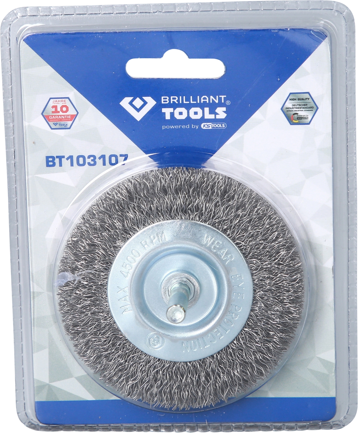 Brilliant Tools  Scheibenbürste, Ø 75 mm mit 6 mm Aufnahme