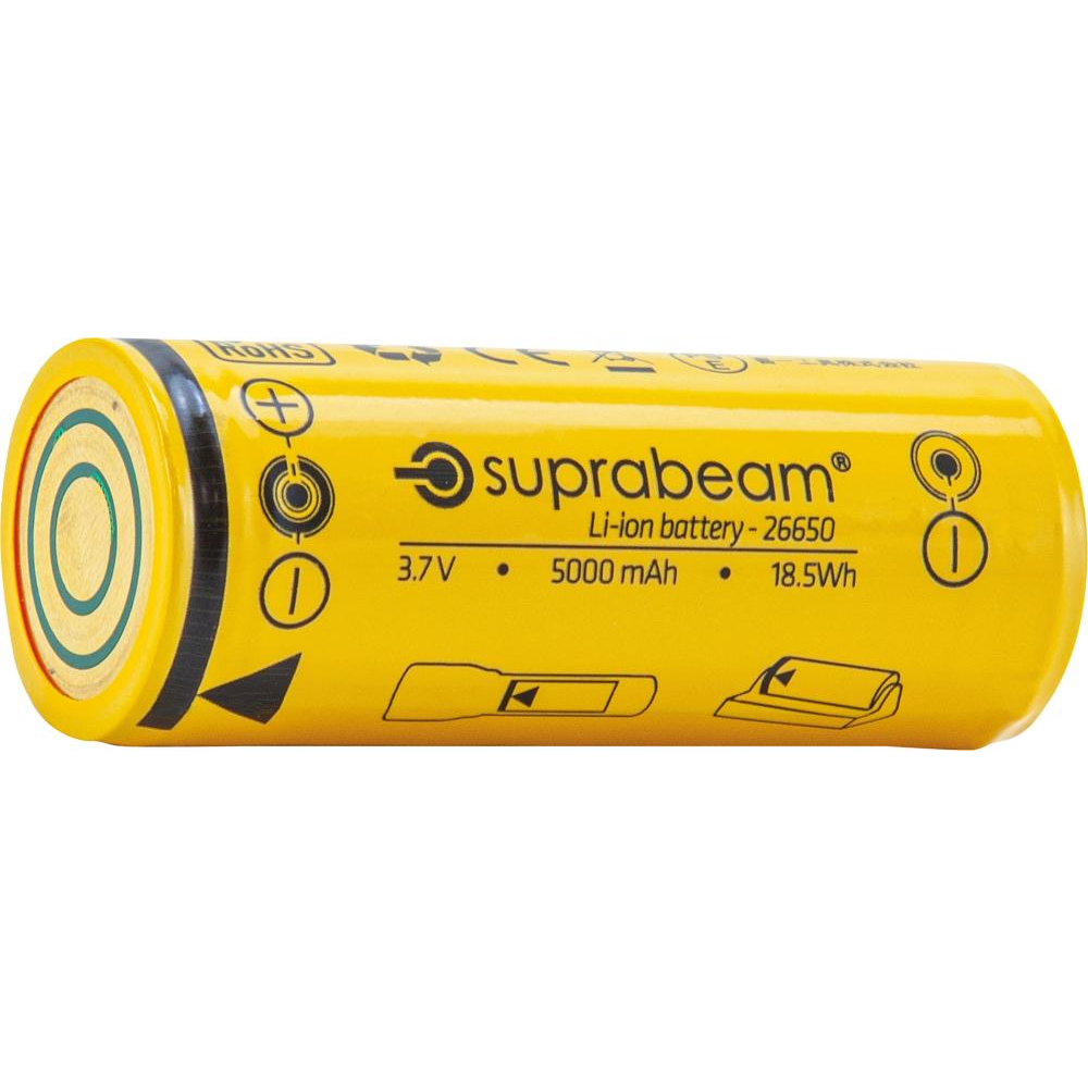 Akku für Taschenlampen Suprabeam Ersatzakku passend zu Q7xr & Q7xrs
