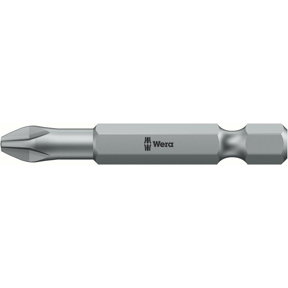 Bit 1/4" für Kreuzschlitz-Schrauben PH, Nr. 851/4 TZ zähhart DIN 3126 E6,3 PH2x50mm Wera