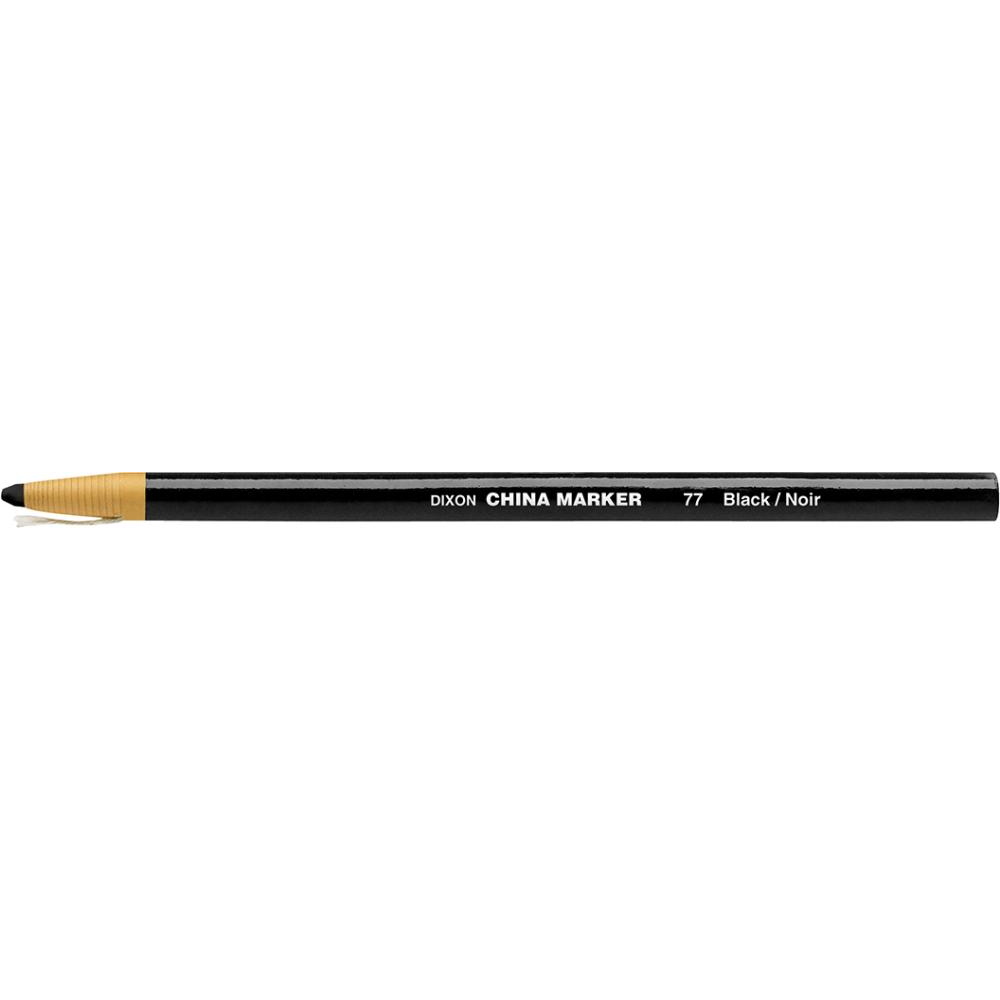 Markierwachsstift Dixon China Marker schwarz Lyra