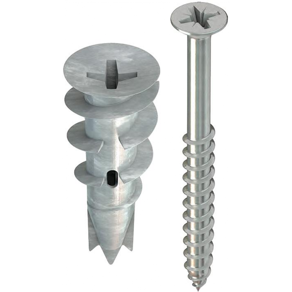 Gipskartondübel Spiral Plus 37-4 mit Schraube TOX