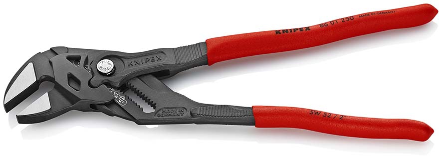 Zangenschlüssel mit Kunststoff-Griffen 250mmschwarzKNIPEX