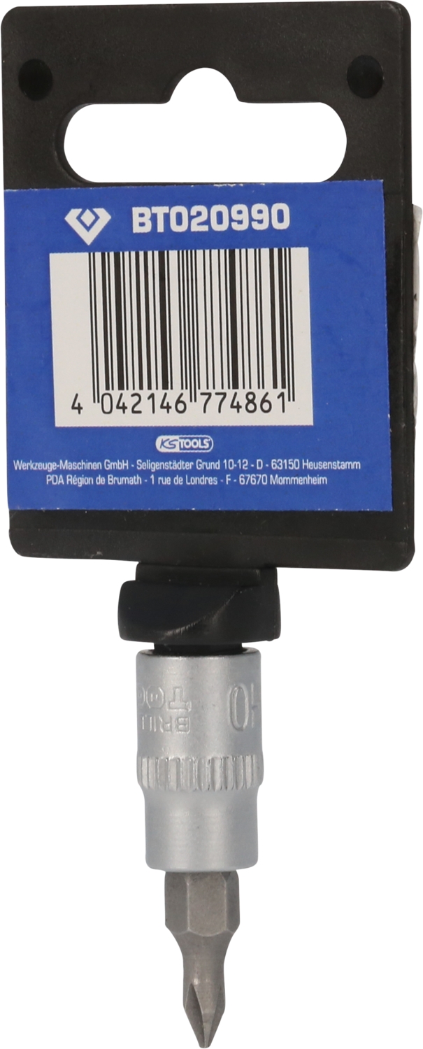 Brilliant Tools  1/4" PH Kreuzschlitz Bit-Stecknuss, PH0