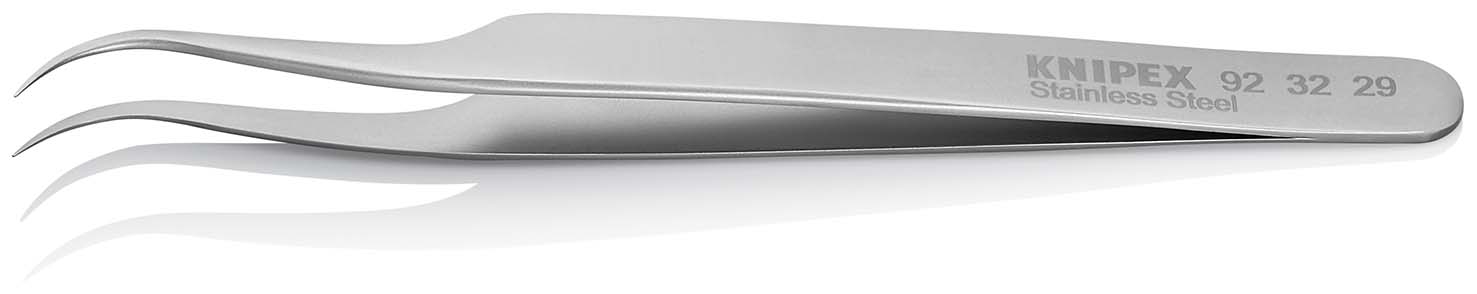 Pinzette Präzision rostfrei Sichelform 120mmKNIPEX