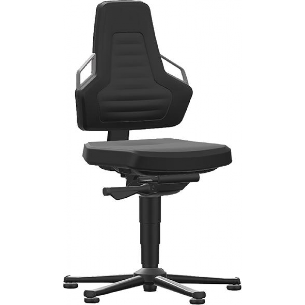 Arbeitsstuhl Modell Nexxit 1 Bimos Griff grau Sitzhöhe 450-600 mm Integr. ,mit Gleiter