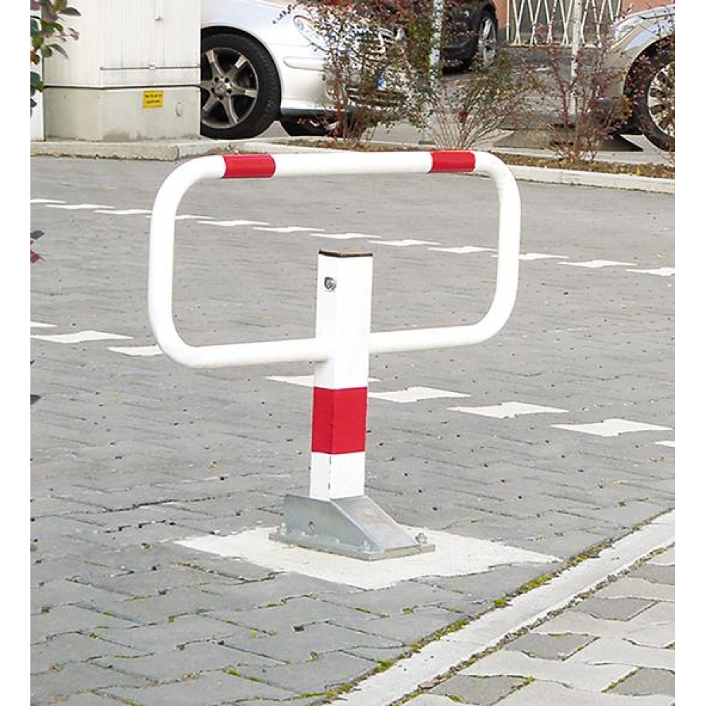 Parkplatzsperrbügel SESAM-privat, zum Aufdübeln Parkbügel feuerverzinkt