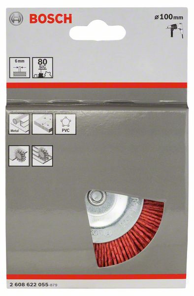 Bosch Scheibenbürste 100 x 1 mm, Nylonborsten