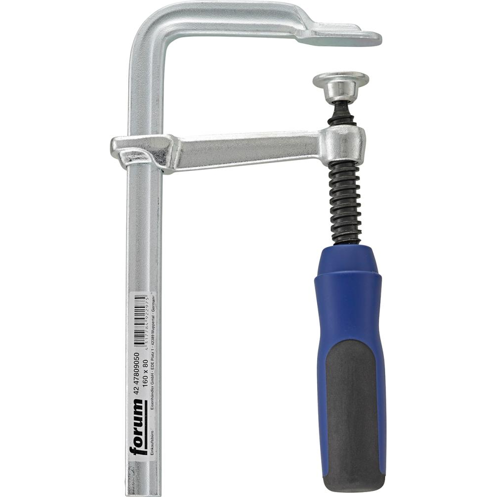 Ganzstahl-Schraubzwinge 300x140mm 2K-Gr. FORUM