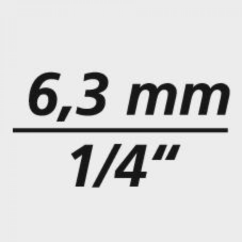 Steckschlüssel-Einsatz 1/4", Nr. 40 -Einsatz 13" mm 6kt Stahlwille