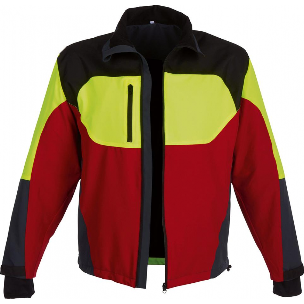 Stretchjacke Forest Jack Red Gr.XL rot//gelb
