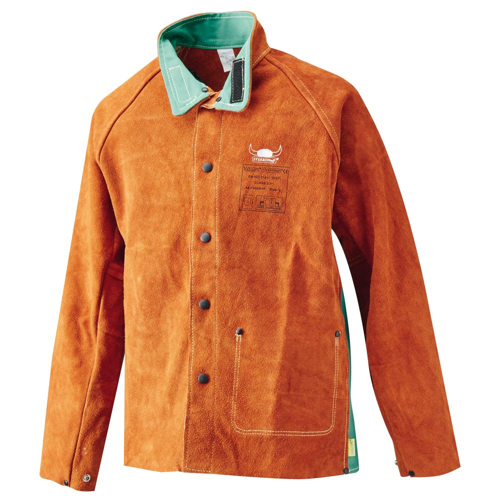 Schweißerlederjacke Lava Brown, leicht Nr. 44-7300 Gr. L , eicht 44-7300Weldas